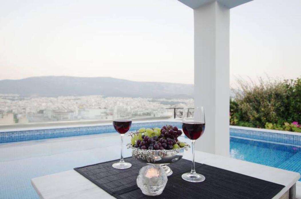 Apartmán Athens Lycabettus Hill Penthouse, Private Roof Garden & Pool Exteriér fotografie