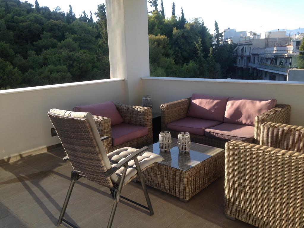 Apartmán Athens Lycabettus Hill Penthouse, Private Roof Garden & Pool Exteriér fotografie