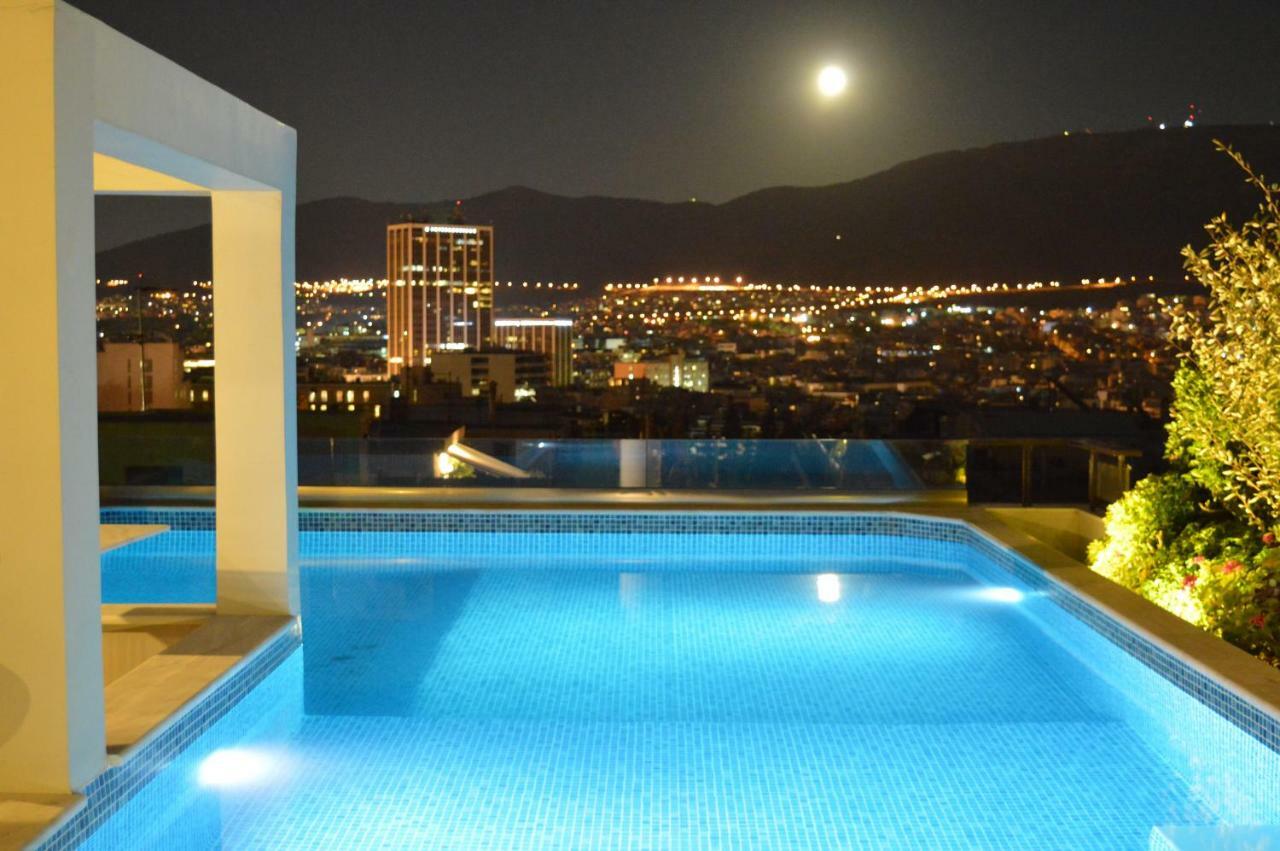 Apartmán Athens Lycabettus Hill Penthouse, Private Roof Garden & Pool Exteriér fotografie