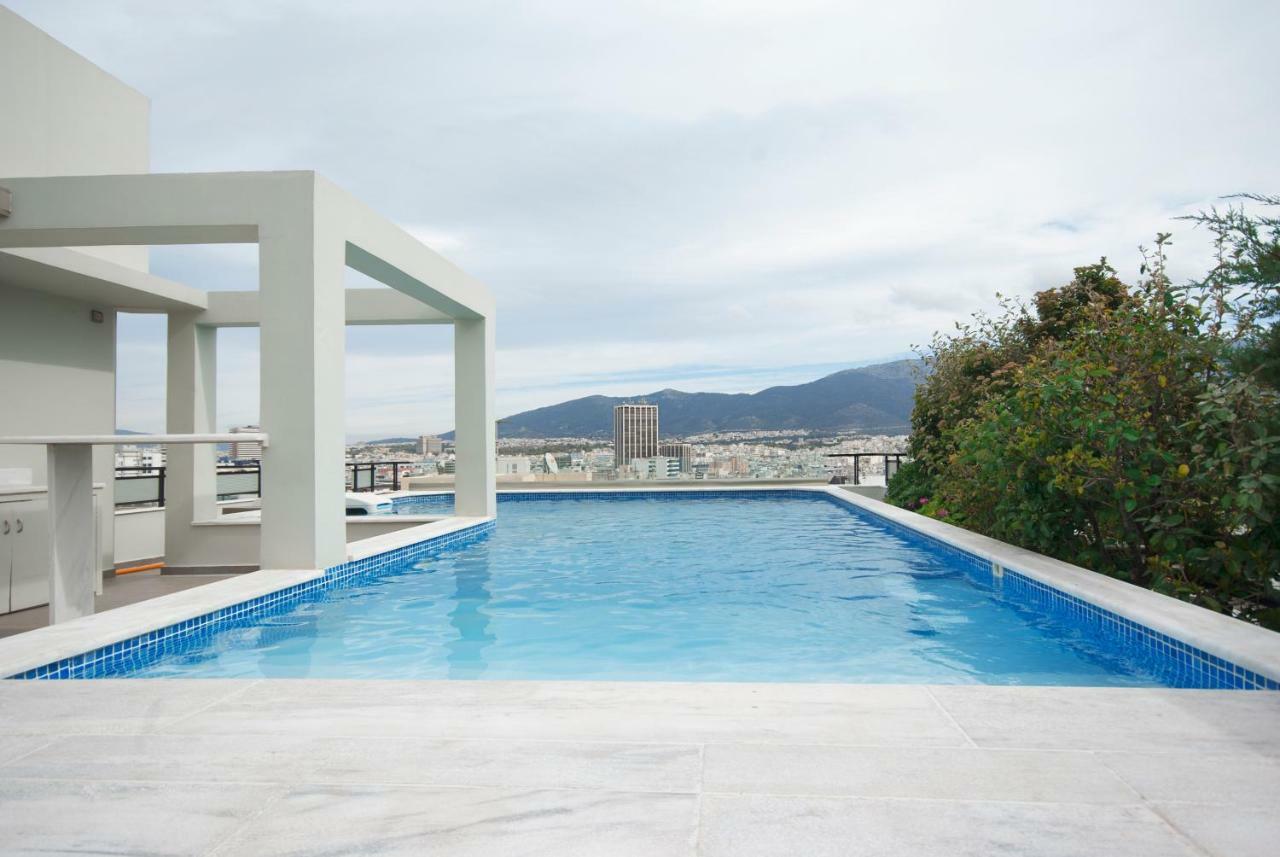 Apartmán Athens Lycabettus Hill Penthouse, Private Roof Garden & Pool Exteriér fotografie
