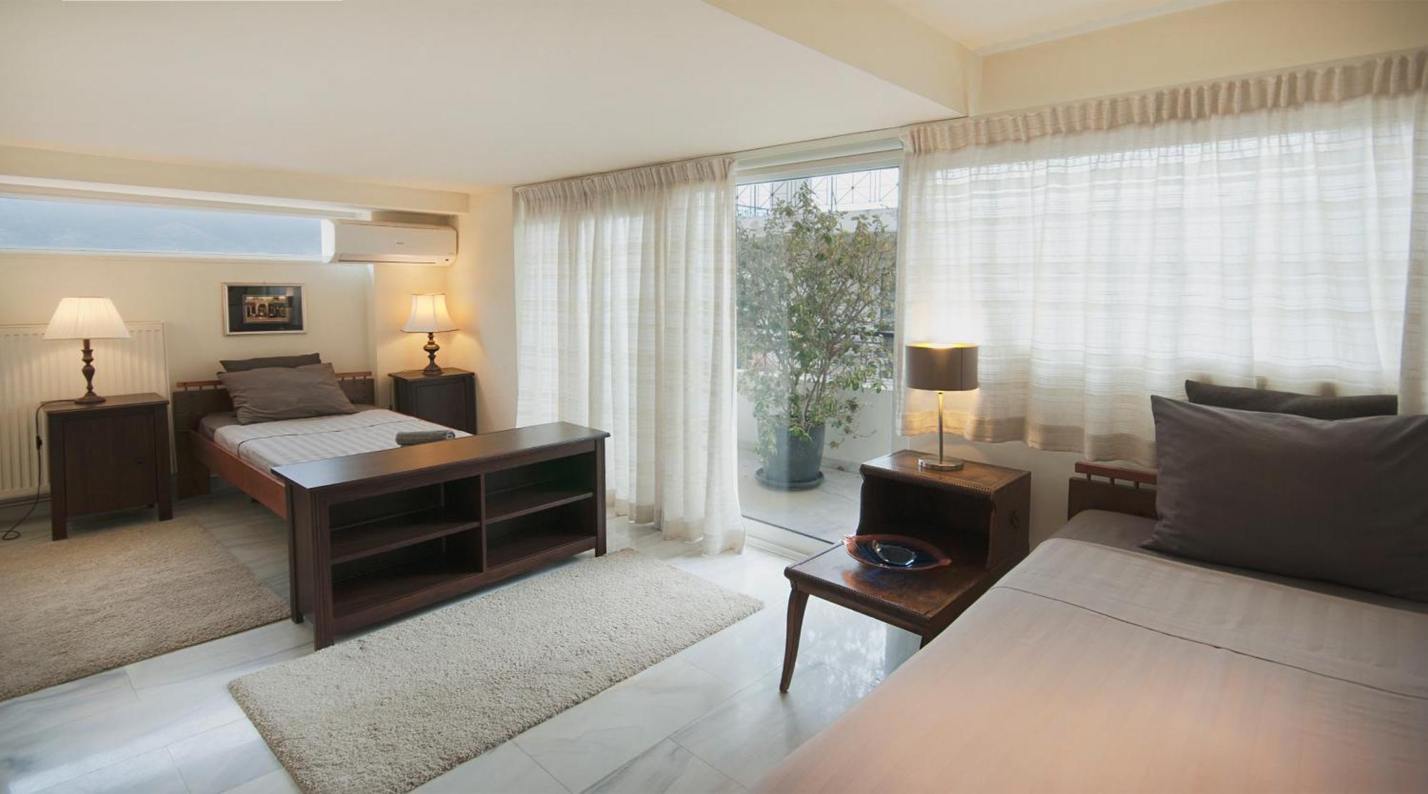 Apartmán Athens Lycabettus Hill Penthouse, Private Roof Garden & Pool Exteriér fotografie